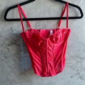Urban outfitter Pink corset top
